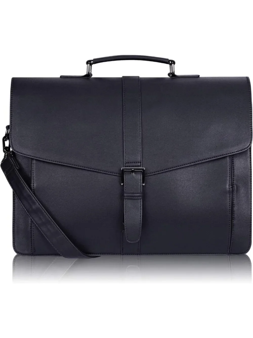 Stylish Leather Briefcase for 15.6